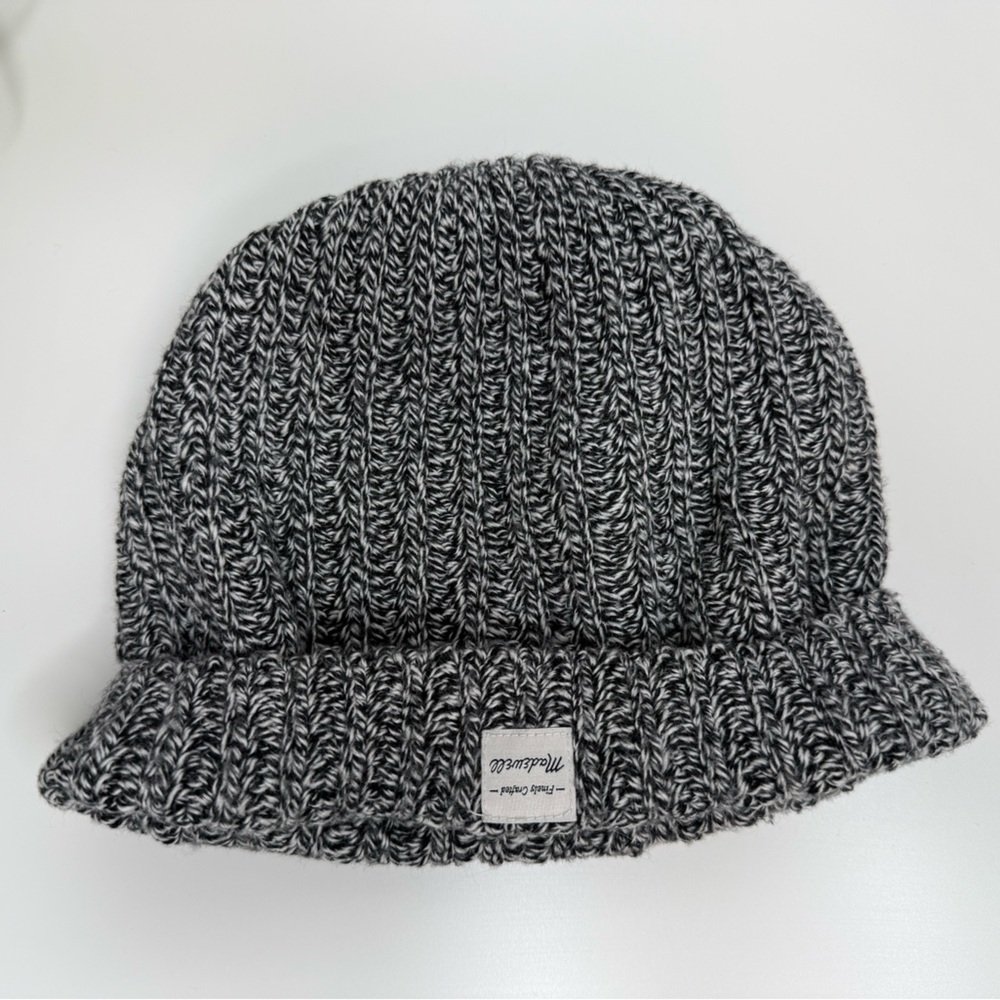Madewell Marled Knit Slouchy Beanie OSFA Outdoor Cozy Cabincore Streetwear Boho - Picture 5 of 11